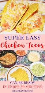 Super Easy Chicken Taco Recipe