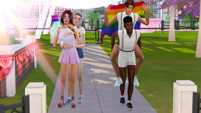 Sims 4 Pride CC Finds: Clothing & Room Items