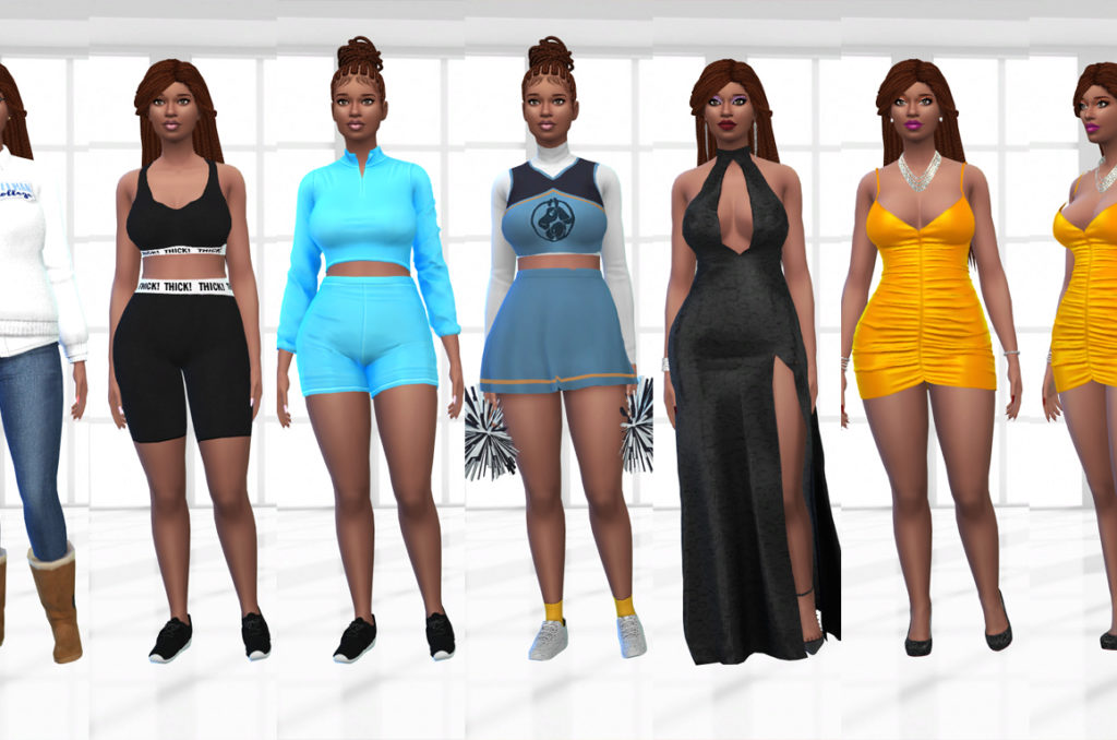 Sims 4 Hbcu Black Simmer Student Lookbook Cc 1 Desire Luxe - www.vrogue.co