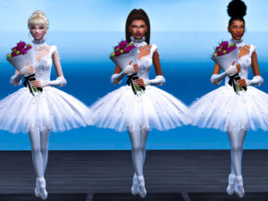 Sims 4: Ballet Dancer Machinima + Lookbook